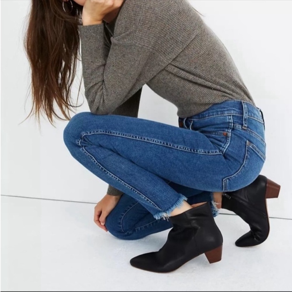 10” High Rise Skinny Jeans with raw hem- MADEWELL